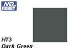 H73 Dark Green Semi-Gloss (10 ml) mrhobby H073