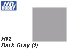 H82 Dark Gray 1 Semi-Gloss (10 ml) mrhobby H082