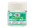 Aqueous Hobby Colors White Pearl (10 ml) mrhobby H151