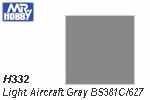H332 Light Aircraft Gray BS381C/627 Semi-Gloss (10 ml) mrhobby H332