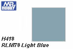 H418 RLM78 Light Blue Semi-Gloss (10 ml) mrhobby H418