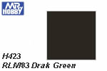 H423 RLM83 Dark Green Semi-Gloss (10 ml) mrhobby H423