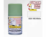 Mr.Color SG01 Gundam Color Spray Semi Gloss MS White (100 ml) mrhobby SG01