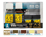 WY01 Mr.Weathering WWII Western Front Yakumo Colors Set A mrhobby WY01