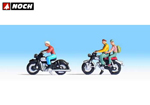Motociclisti 3 personaggi con accessori HO noch NH15904