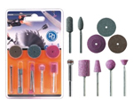 Kit accessori per smerigliatura e affilatura (10 pz) pgmini M8230