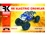 Automodello Crowler 4WD 1:18 2,4 GHz Bianco/Blu RTR radiokontrol RKO3600-03