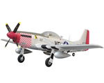 Aeromodello P-51 Mustang PNP con retrattili 1100 mm radiosistemi ARR004P