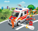 Ambulance Car + figure 1:20 revell REV00824