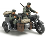 German Motorcycle/Sidecar + 2 Soldati 1:48 tamiya TA32578