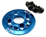 Ghiera bloccaggio corona in alluminio Blu per automodelli 1:10 elettrici yeahracing YA-0304DB
