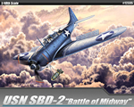 US Navy SBD-2 Battle of Midway 1:48 academy AC12335
