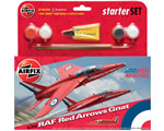 RAF Red Arrows Gnat Starter Set 1:72 airfix A55105