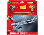 De Havilland Vampire T.11 Starter Set 1:72 airfix A55204