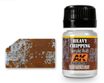 Heavy Chipping Effects Acrylic Fluid ak-interactive AK-089