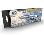 U.S. Modern Aircraft Paint Set 2 ak-interactive AK-2140