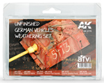 Unfinished German Vehicles Weathering Set ak-interactive AK-4176