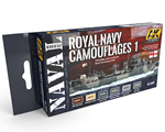 Royal Navy Camouflages 1 - Naval Series Set ak-interactive AK-5030