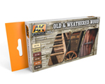 Old and Weathered Wood Vol.1 Colors Set ak-interactive AK-562