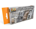 Old and Weathered Wood Vol.2 Colors Set ak-interactive AK-563
