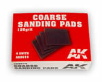 Coarse Sanding Pads - 120 grit (4 pcs) ak-interactive AK-9016