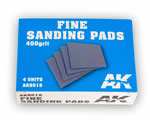 Fine Sanding Pads - 400 grit (4 pcs) ak-interactive AK-9018
