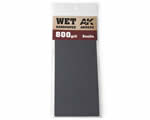 Wet Sandpaper 800 grit (3 pcs) ak-interactive AK-9032