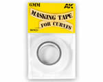 Masking Tape for curves 6 mm (18 m) ak-interactive AK-9125