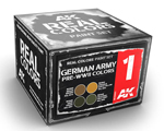 German Army Pre-WWII Colors (Set of 4 Colors) ak-interactive RCS001