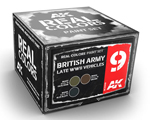 British Army Late WWII Vehicles (Set of 3 Colors) ak-interactive RCS009