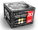 Arab Armor Desert Colors (Set of 4 Colors) ak-interactive RCS020