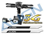 600 3G Prog. Flybarless System (Black) + Blades align HN6111QA