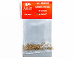 Canestrelli in ottone 2 mm (100 pz) amati AM4000-02