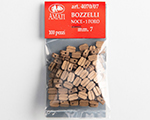 Bozzelli noce 7 mm 1 foro (100 pz) amati AM4070-07