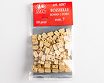 Bozzelli bosso 7 mm 1 foro (100 pz) amati AM4087-07