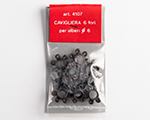 Cavigliere in metallo 6 fori per alberi diam. 6 mm (10 pz) amati AM4107