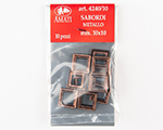 Cornici sabordi in metallo 10x10 mm (10 pz) amati AM4240-10