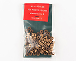 Ruotine legno diam. 6 mm foro 2 mm (100 pz) amati AM4271-06