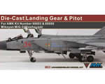 Mikoyan MiG-31BM/BSM Foxhound Die-Cast Landing Gear - Pitot 1:48 amk AMK88003-8-ZDC
