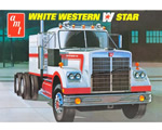 White Western Star Semi Tractor 1:25 amt AMT724