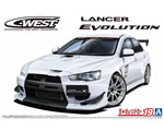 C-West CZ4A Lancer Evolution X '07 (Mitsubishi) 1:24 aoshima AOS05897