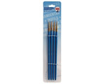 Set of 4 synthetic brushes of 10/0 (x 2) and 5/0 (x 2) artesanialatina AL17072