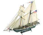 American Schooner Harvey 1:60 artesanialatina AL22416