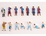 Set of 14 Metal Figures for Hermione La Fayette artesanialatina AL22517F