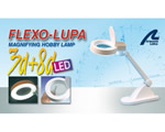 Reading lamp with 60 LED and 3 magnification artesanialatina AL27117-LED