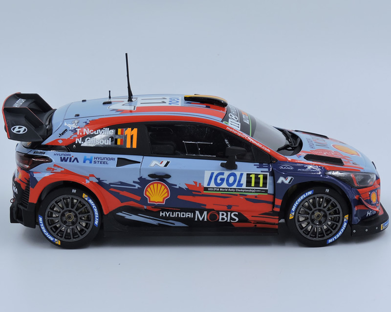 Hyundai i20 Coupe WRC Tour de Corse 2019 T.Neuville / N.Gilsoul 1:24 belkits BEL014