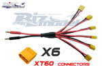 6 x XT60 Parallel Charger Cable bizmodel BIZ-BCA032