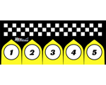 Start Pads for Racing Class 75x170cm bizmodel PADLAND001