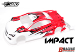 Impact 1:10 Touring 190-200 mm Rosso fluo bracing BD1-10IMPR