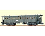 Carrozza 4 assi 2-3 classe brawa BW1872